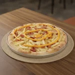 PIZZA BATATA FRITA C/ BACON (Media)
