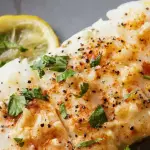 Filete de pescado al Ajillo