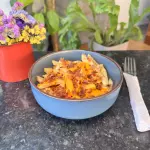Papas bacon cheddar