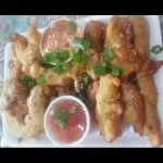 PORÇÃO DE FRANGO EMPANADO CHINÊS
