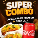 2 acarajés Premium + Coca Cola