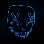 MÁSCARA DE LED AZUL