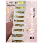 Sticker Virgen Dorado premium