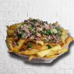 Papas con cheddar