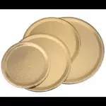 Plato Diplomático Dorado redondo 26