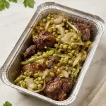 Cuisse de poulet aux petits pois