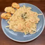 Espagueti con Camarones