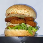 Burguer frango e queijo