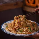 CHOW MI FEN CON JAMON 三丝炒米粉
