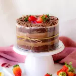 Bolo Premium -Brigadeiro com morango