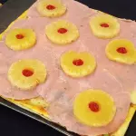 Pizza con Ananá