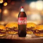 4 smash + 1 refrigerante 2 litros
