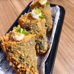 Trio de temakis salmão