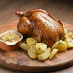 Combo 1(frango+ farofa+batatinha)