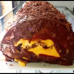 Pionono de chocolate y Lucuma