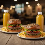 2 HAMBURGUESAS+ 1 BEBIDA DE 1 LITRO
