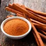 Canela em pó