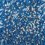 Perlas Mix Azul 2mm 20 grs