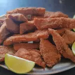 Gurjão de peixe empanado