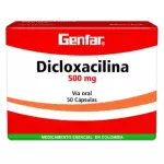 DICLOXACILINA 500MG CAJA X 50 CAP