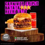 carnivor triplo, btt p, refri lata