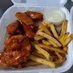 12 Alitas con Papas