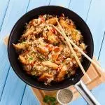 WOK DE POLLO CON ARROZ
