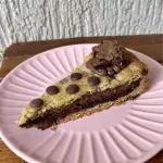 TORTA BROOKIE COM NUTELLA