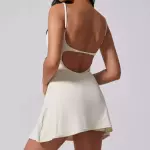 Vestido de escote Marfil