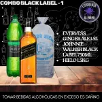 Black Label + Evervess + Hielo