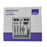 MESA DE SOM MXT 4 CANAIS MX-4BRTS