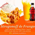 SEGUNDA: Strogonoff de Frango