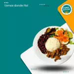 Casado con bistec de cerdo