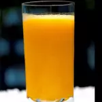 Copo de suco de caja