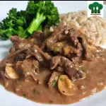 Estrogonofe funcional de carne