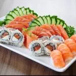 Combinado Prime sushi, sashimi 24 peças