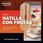 Paleta de Natilla con Frutas