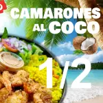 Camarones al Coco 1/2 Orden