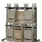 folding metal chairs for rent