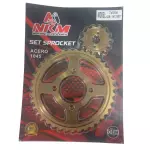 SET SPROCKET TVS100 39T14T ORO NKM