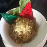fetuccini con pollo a la crema