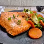 teppan de salmão + refri brinde