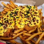 NAPO CHEDDAR PARA 1 CON FRITAS