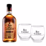 Shots de ron viejo de caldas