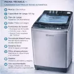 LAVADORA ELECTROLUX 9.5 KG