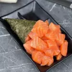 Temaki salmão
