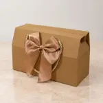 Caja Kraft con cordon lazo #8161M