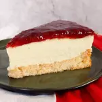 Fatia Torta Laka e Morango