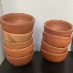 Jicaritas de barro rojo