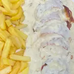 Envoltini de jamón y queso